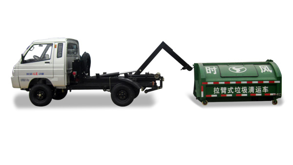 Z6尊龙凯时风菱D版单排纯电动车厢可卸式垃圾车